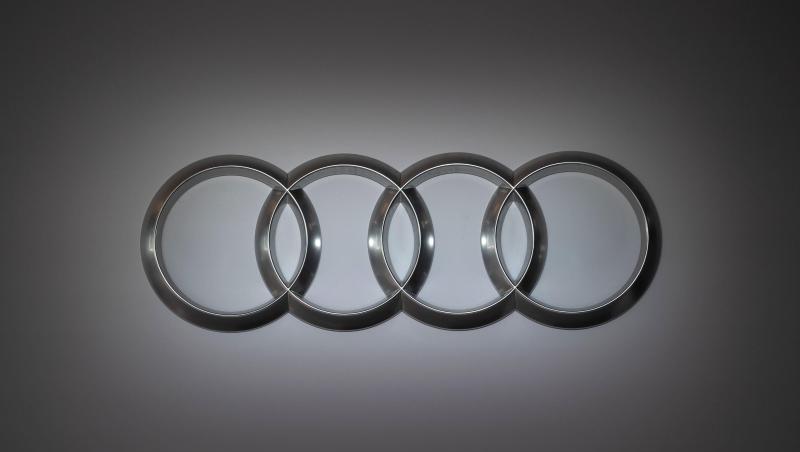 Das Audi-Logo. Foto: Marijan Murat/dpa/Symbolbild Das Audi-Logo. Foto: Marijan Murat/dpa/Symbolbild