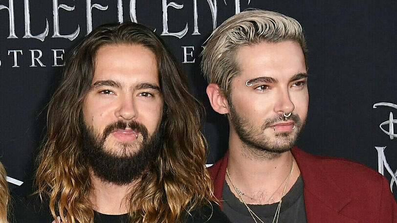 Tom (links) und Bill Kaulitz feiern mit der Band Tokio Hotel internationale Erfolge.