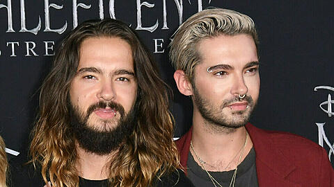 Tom (links) und Bill Kaulitz feiern mit der Band Tokio Hotel internationale Erfolge.