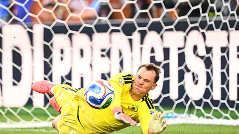 Eine Elfmeterparade war die letzte gro&szlig;e Aktion von Manuel Neuer im Nationaltrikot.