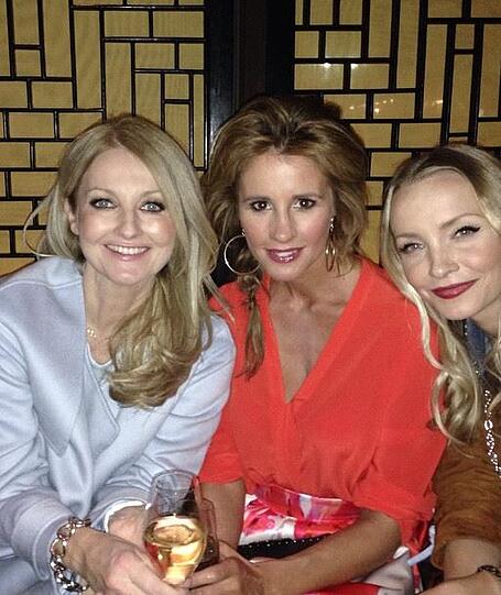 Drei TV-Ladies bei der After-Party: Frau Ludowig, Mareille Höppner und Janin Reinhardt (v.l.)