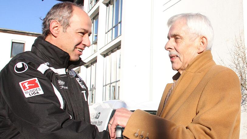 Wünschen sich eine erfolgreiche Rückrunde: Trainer Rainer Maurer und Präsident Dieter Schneider. Wünschen sich eine erfolgreiche Rückrunde: Trainer Rainer Maurer und Präsident Dieter Schneider.