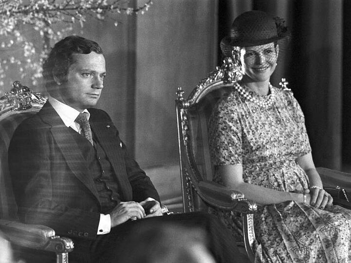 Das royale Paar stattet München 1979 einen Besuch ab.