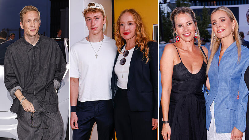 Kino-Liebling Matthias Schweighöfer, Schauspielerin Brigitte Hobmeier (mit Sohn) sowie TV-Star Laura Osswald und News-Sprecherin Karolin Kandler zeigten sich im Werksviertel...