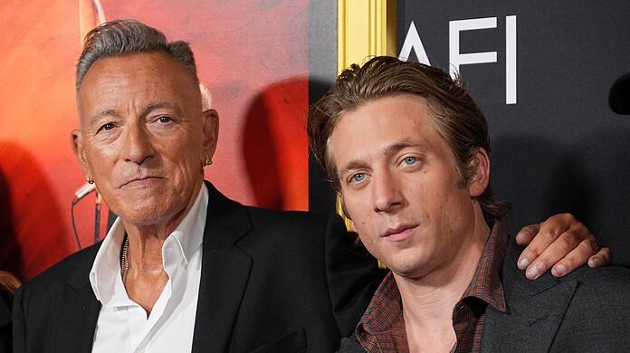 Jeremy Allen White (rechts), spielt Bruce Springsteen in „Springsteen: Deliver Me from Nowhere“, Jeremy Allen White (rechts), spielt Bruce Springsteen in „Springsteen: Deliver Me from Nowhere“,