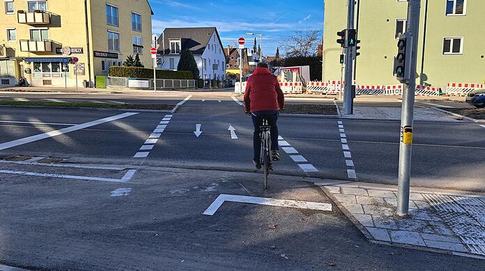 Die neue Querung an der Stadelheimer Straße.
