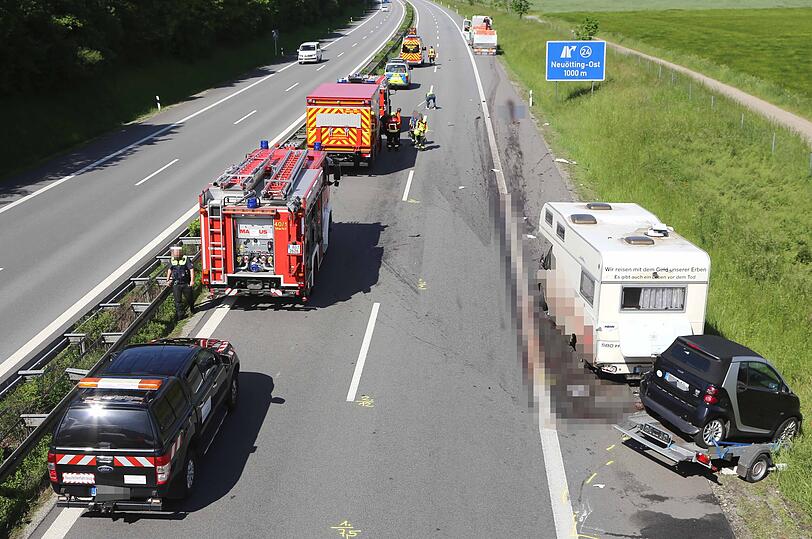 50 Einsatzkräfte waren bei dem tragischen Unfall vor Ort im Einsatz.