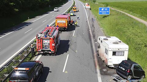 50 Einsatzkräfte waren bei dem tragischen Unfall vor Ort im Einsatz.
