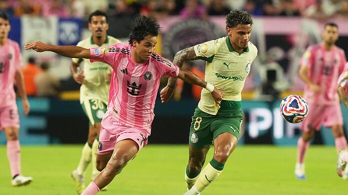 Inter Miami steht nach einem 2:2 gegen Palmeiras im Achtelfinale der Club-WM.
