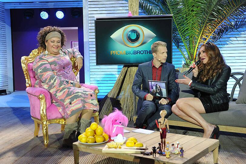 Georgina wird das Promi Big Brother Haus mächtig aufmischen. Hier sind die Bilder von ihrem Einzug und der Verabschiedung von Oli Pocher und Cindy aus Marzahn.