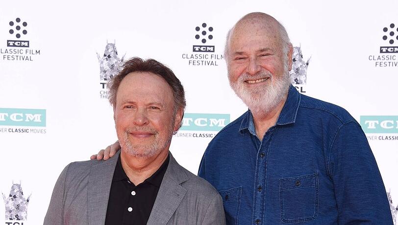 Jahrzehntelange Freundschaft: Rob Reiner (r.) begleitete Billy Crystal 2019 zur Ehrung im TCL Chinese Theatre.