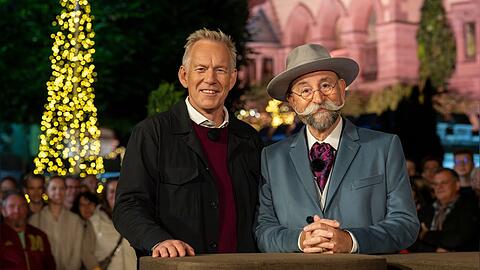 "Bares für Rares" mit Johannes B. Kerner und Gastgeber Horst Lichter (r.).