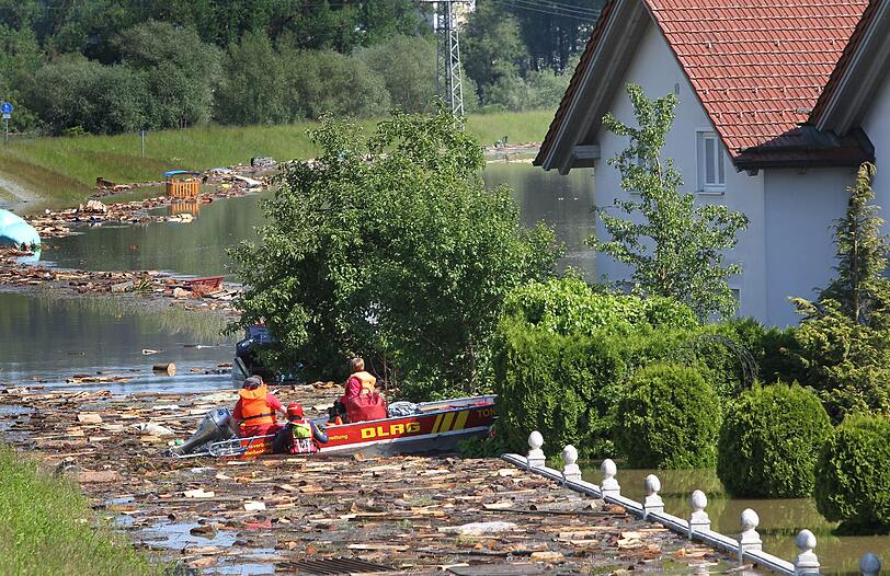 Aktuelle Fotos vom Hochwasser in Deggendorf: Fotos von der Flut.