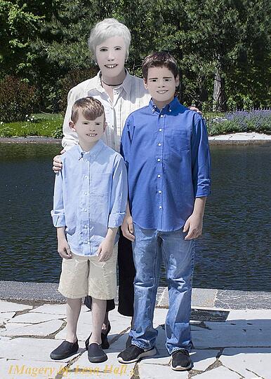 Pam Zaring und ihre Familie - "perfekt" in Szene gesetzt von einer Profi-Fotografin...