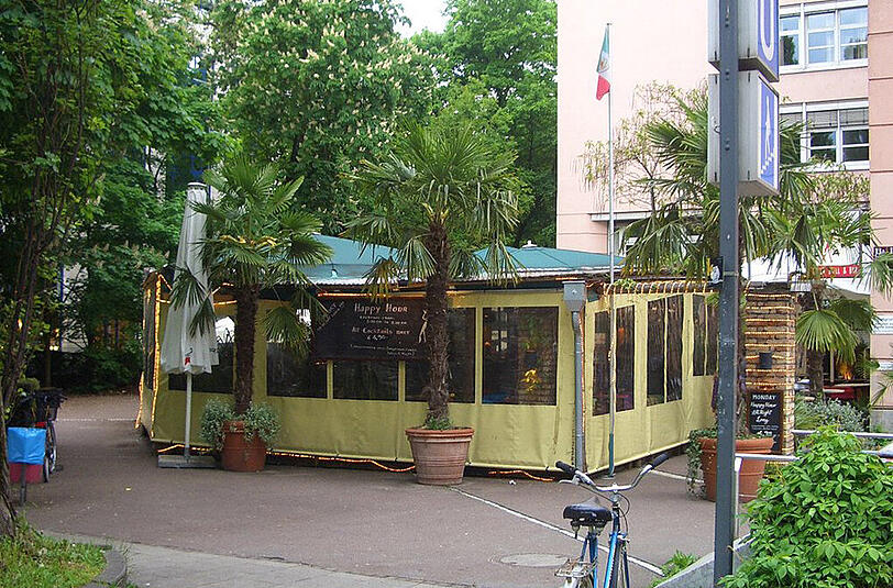 So sah die die Freifläche an der Tijuana-Bar noch wenigen Wochen aus.
