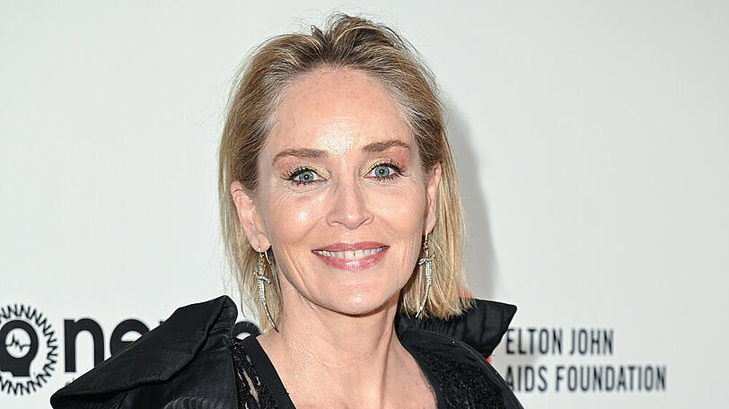 Sharon Stone bei der Elton John Aids Foundation Viewing Party im Februar 2020