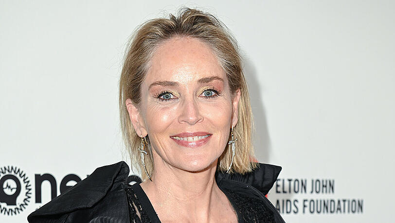 Sharon Stone bei der Elton John Aids Foundation Viewing Party im Februar 2020 Sharon Stone bei der Elton John Aids Foundation Viewing Party im Februar 2020