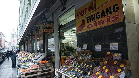 Verdi Supermarkt: seit Jahrzehnten eine Institution für die türkische Bevölkerung. Manche Kunden fuhren früher bis zu 100 Kilometer hierher.