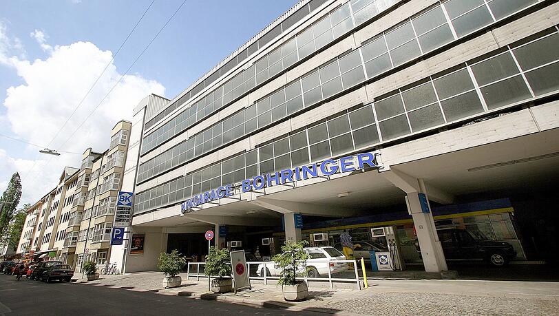 Tatort in der Wirklichkeit: Die Parkgarage Böhringer, über der sich das Penthouse befindet.