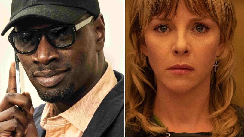 Omar Sy in "Lupin", Sophia Di Martino in "Loki". Omar Sy in "Lupin", Sophia Di Martino in "Loki".