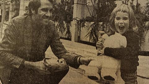 Ingomar Sieghart mit seiner Tochter Silke.