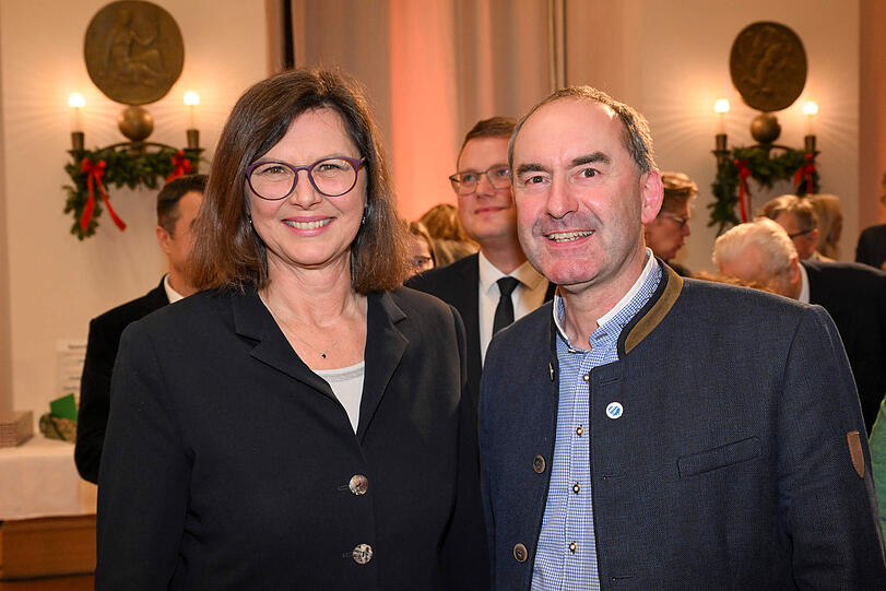 Ilse Aigner und Wirtschaftsminister Hubert Aiwanger (Freie Wähler)