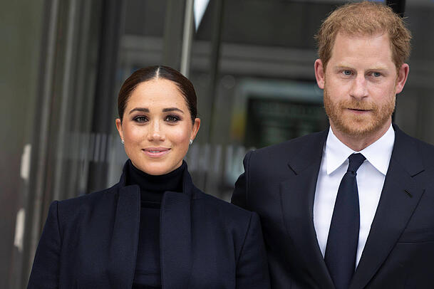 Herzogin Meghan und Prinz Harry leben seit 2020 in den USA. Seit 2019 haben sie nicht mehr an "Trooping the Colour" teilgenommen. Herzogin Meghan und Prinz Harry leben seit 2020 in den USA. Seit 2019 haben sie nicht mehr an "Trooping the Colour" teilgenommen.