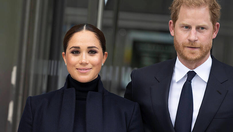 Herzogin Meghan und Prinz Harry leben seit 2020 in den USA. Seit 2019 haben sie nicht mehr an "Trooping the Colour" teilgenommen. Herzogin Meghan und Prinz Harry leben seit 2020 in den USA. Seit 2019 haben sie nicht mehr an "Trooping the Colour" teilgenommen.
