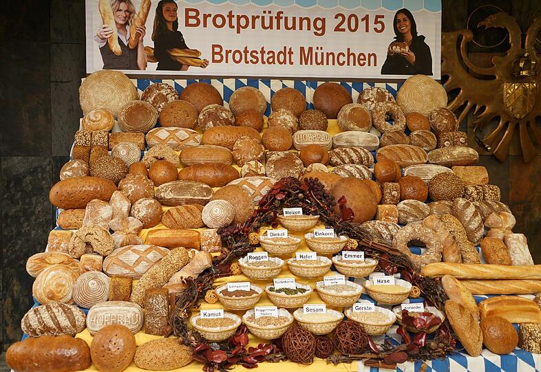 Brotprüfung in München - bestens präsentiert.