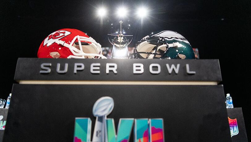 Im Super Bowl LVII treffen die Kansas City Chiefs auf die Philadelphia Eagles.