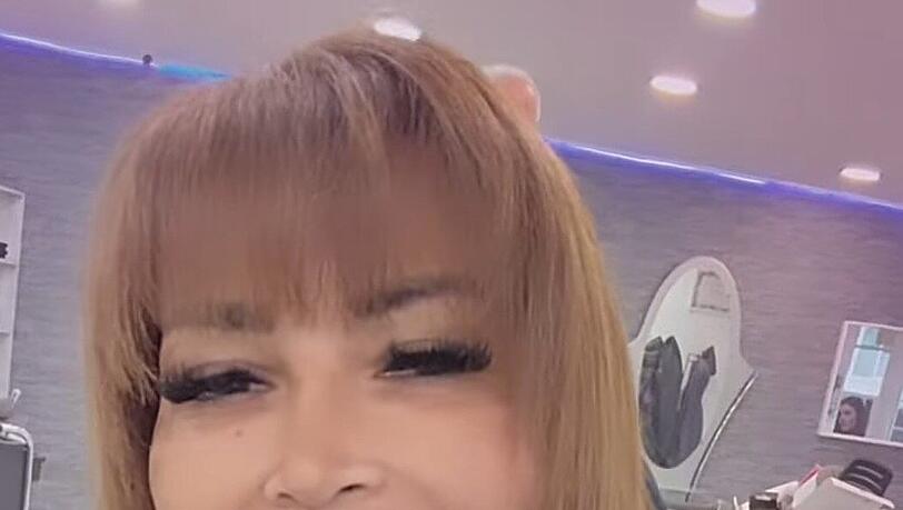 Patricia Blanco zeigt, wie sie ohne Extensions aussieht. Patricia Blanco zeigt, wie sie ohne Extensions aussieht.