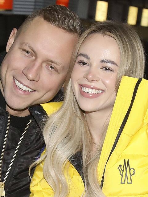 Patrick Romer und seine Freundin Annelie Henze.