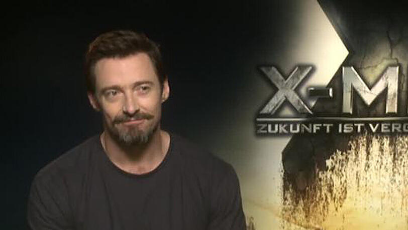 Hugh Jackman im Interview für X-Men Hugh Jackman im Interview für X-Men