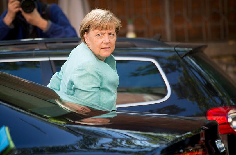 Kanzlerin Angela Merkel trifft sich am Sonntagabend mit den Landtagsfraktionsvorsitzenden der Union.