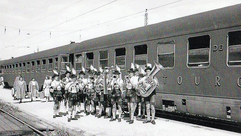 Reisen mit dem Touropa-Zug.