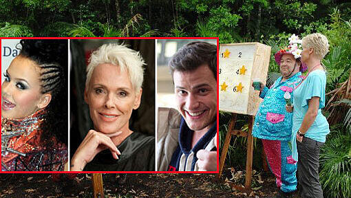 Kim Debkowski, Brigitte Nielsen und Rocco
Stark (v.l.)- ein Trio kämpft um den Thron im Dschungelcamp. Kim Debkowski, Brigitte Nielsen und Rocco
Stark (v.l.)- ein Trio kämpft um den Thron im Dschungelcamp.