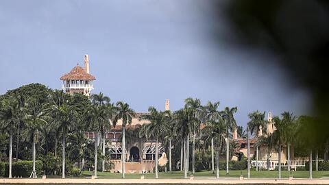 Ein Blick auf das Mar-a-Lago Resort, das zukünftige Hauptdomizil von US-Präsident Donald Trump im US-Bundesstaat Florida.