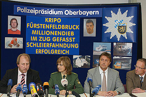 Ein dicker Fisch: Die Polizei in Fürstenfeldbruck berichtet über die Festnahme von Sven Kittelmann.