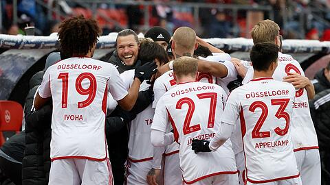 Fortuna Düsseldorf lag in Nürnberg bereits zur Pause mit 3:0 in Führung.