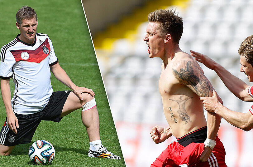 Bastian Schweinsteiger (l.) und sein Bruder Tobias haben ein gutes Verhältnis.