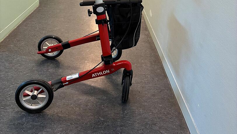 Mit diesem Rollator eines 90-Jährigen ist ein 52-jähriger Wiesn-Besucher aus Frankreich stiften gegangen. Mit diesem Rollator eines 90-Jährigen ist ein 52-jähriger Wiesn-Besucher aus Frankreich stiften gegangen.