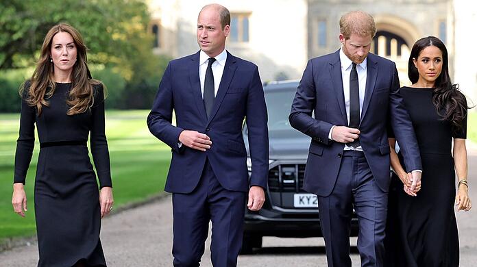 Zuletzt zeigten sich Kate, William, Harry und Meghan nach dem Tod der Queen im September gemeinsam