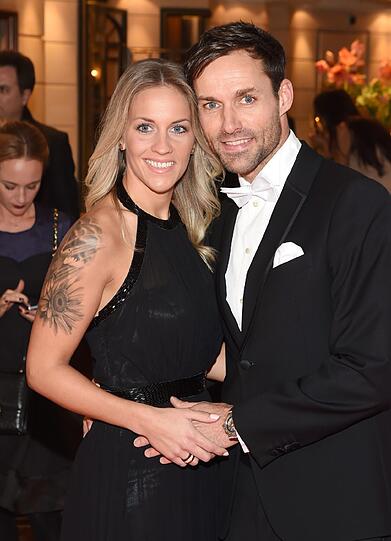 Sven Hannawald und seine Freundin, die Fußballerin Melissa Thiem