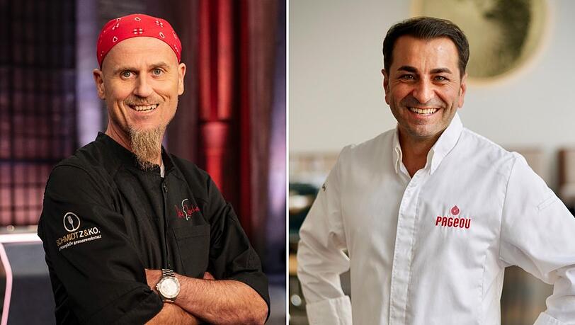 Ralf Zacherl (l.) oder Ali G&uuml;ng&ouml;rm&uuml;ş sind bei der "Das perfekte Dinner"-Jubil&auml;umswoche im Einsatz.