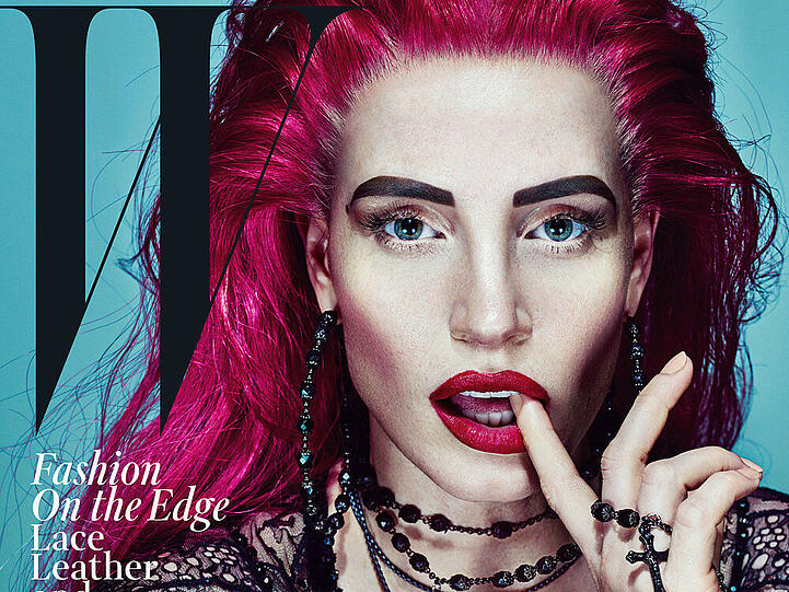 Jessica Chastain ist auf dem "W Magazine" kaum wiederzuerkennen
