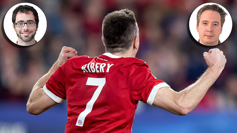 Lukas Schauer (l) und Christoph Elzer (r) bewerten Ribérys Aktion gegen Ben Yedder sehr unterschiedlich.