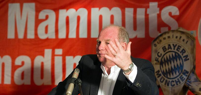 Uli Hoeneß besucht die "Oiztaler Mammuts Emmading" - Die Bilder