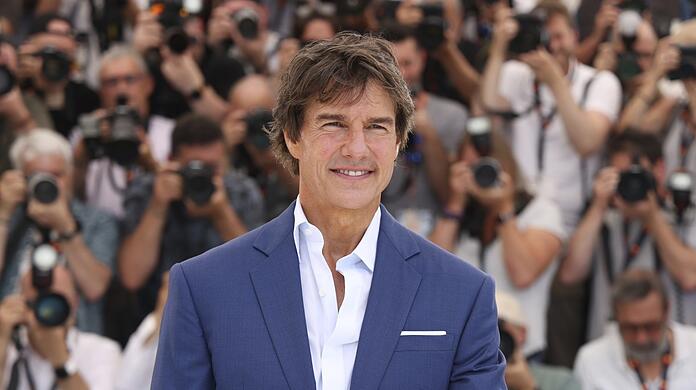 Tom Cruise bei einem Fototermin für den Film "Top Gun: Maverick" bei den 75. Internationalen Filmfestspielen in Cannes.