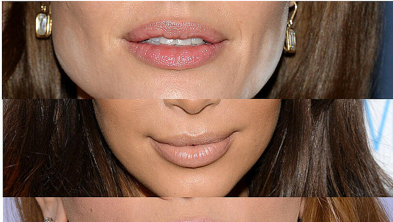 Lippenbekenntnisse: Die Stars und ihre sexy Münder - Angelina Jolie, Kim Kardashian und Scarlett Johansson (von oben) Lippenbekenntnisse: Die Stars und ihre sexy Münder - Angelina Jolie, Kim Kardashian und Scarlett Johansson (von oben)