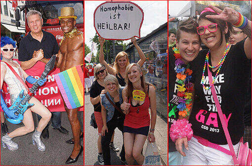 Schwule Bauern, volksnahe Politiker und jede Menge schrille Outfits. Der Christopher Street Day demonstriert die kulturelle Vielfalt im Freistaat. Egal ob lesbisch, schwul, bi oder transgender: Gemeinsam wird die Münchner Innenstadt bunt angestrichen. Die Bilder.